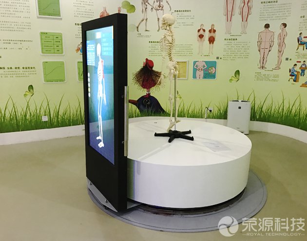 360度滑軌電視（人體骨骼3D展示）